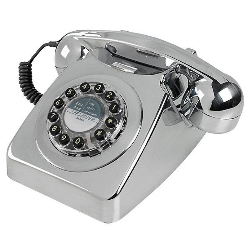 SUSS-英国进口 1950年代746系列复古经典电话/工业风 (闪亮银) - 其他 - 塑料 灰色