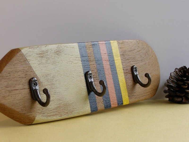“柚木”船桨挂饰勾/饰品/钥匙/小物件 - 摆饰 - 木头 咖啡色