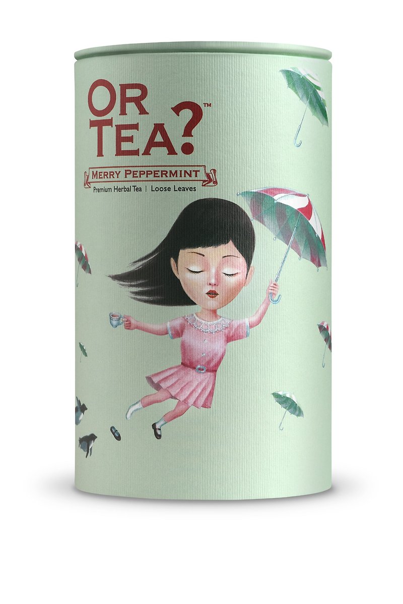 OR TEA? - 快乐薄荷 | 有机筒装原片茶叶 - 茶 - 纸 绿色