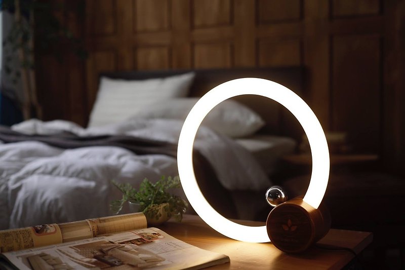 一点灵Orbit 质感 实木 LED 家饰 - 灯具/灯饰 - 木头 咖啡色