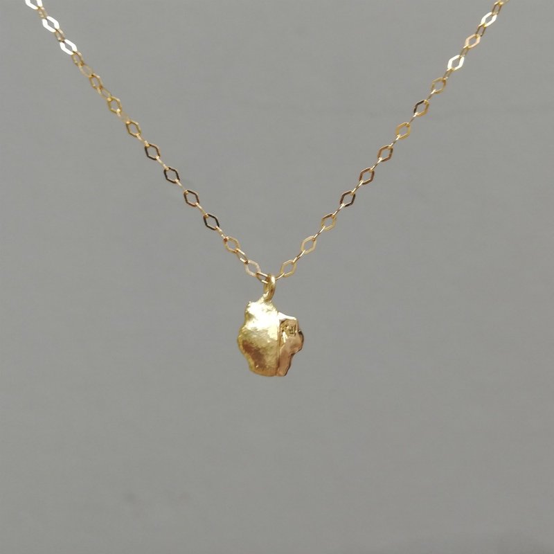 18Kゴールド バイカラーメンズネックレス Gold Necklace_152108 - 项链 - 贵金属 金色