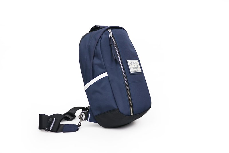 火柴木设计 Matchwood Hunter Shoulder Bag 单肩后背包 海军蓝白 - 侧背包/斜挎包 - 防水材质 蓝色
