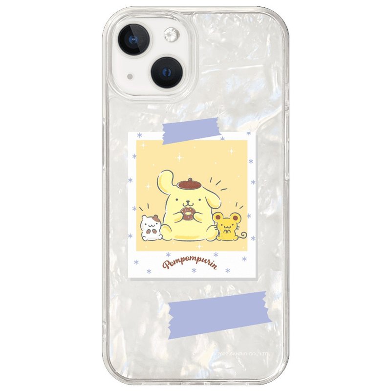 拍立得－布丁狗联名款  梦游仙境 iphone 14 13 pro max 防摔壳 - 手机壳/手机套 - 贝壳 透明