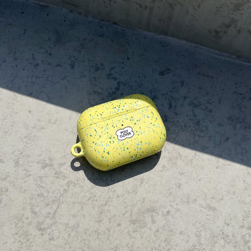 斑点硬质 AirPods 保护壳（黄色） - 耳机收纳 - 塑料 黄色