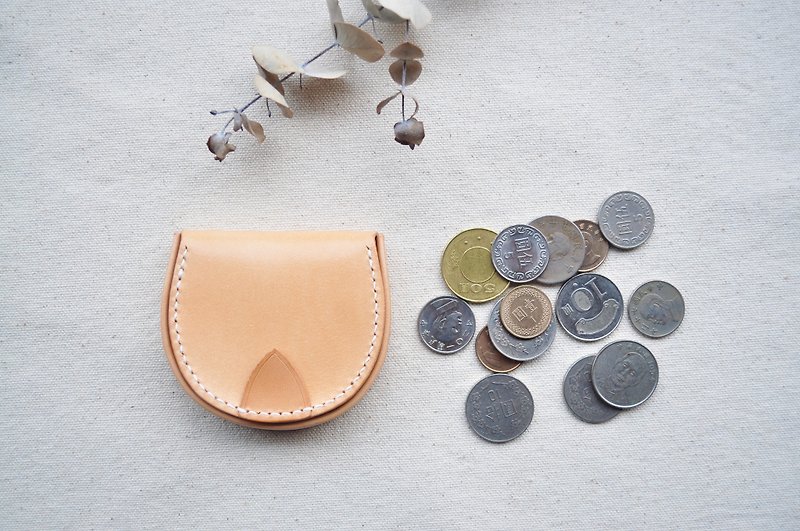 日式马蹄型零钱包 - 零钱包 - 真皮 