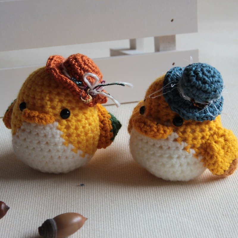帽子小鸭, 黄色小鸭 (单只售价) - 玩具/玩偶 - 聚酯纤维 黄色
