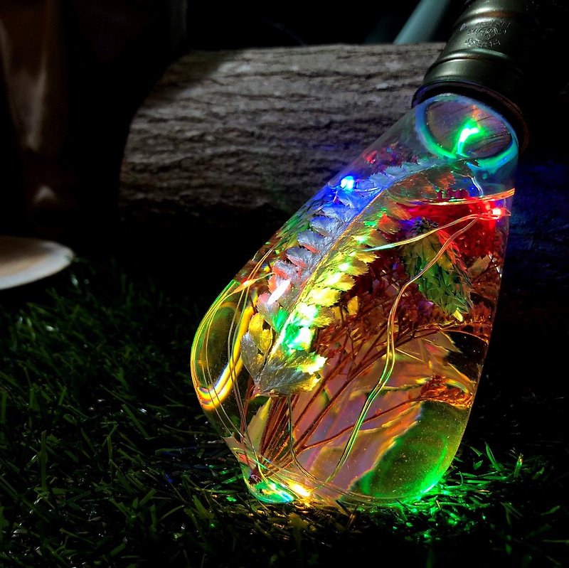 台湾专利、非浮游花、爱迪生灯泡、艺术灯、液态灯泡、原创专利品 - 灯具/灯饰 - 玻璃 