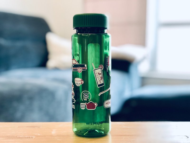 春日复古搭配 设计 城市水瓶/水壶 怀旧 回忆 特色 - 香港绿色 - 水壶/水瓶 - 塑料 绿色