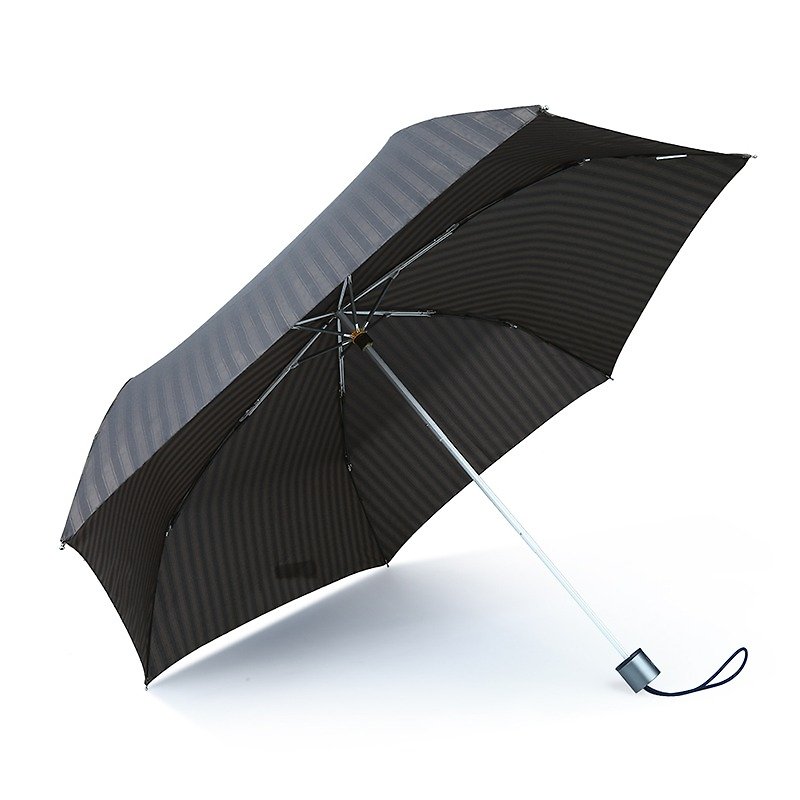【德国kobold】抗UV-经典条纹-超轻男士商务晴雨伞-三折伞-蓝 - 雨伞/雨衣 - 其他材质 蓝色