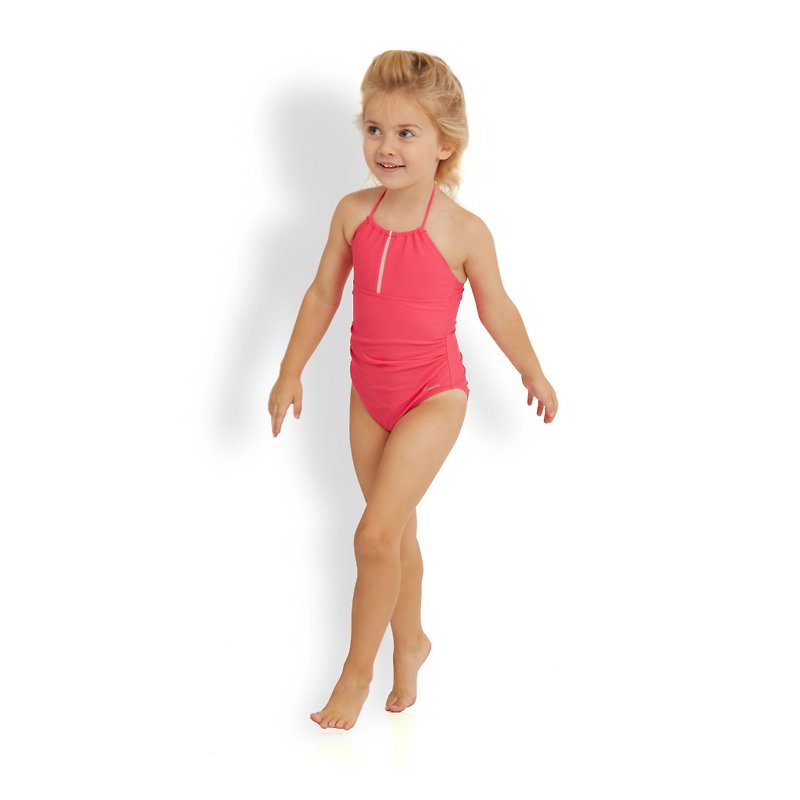 ANNABELLE 童装: 高颈连身泳衣 - 泳衣/游泳用品 - 聚酯纤维 红色