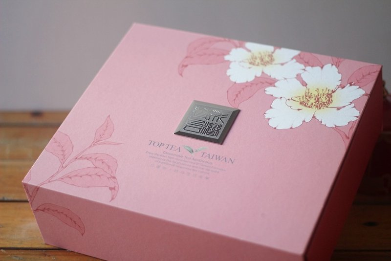 【有好食茶】茶叶礼盒 / 四季春茶＋蜜香红茶 - 茶 - 纸 粉红色