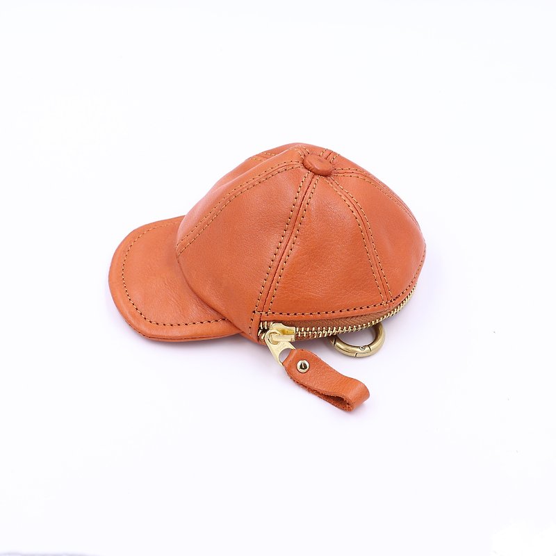 手工植鞣皮革-S号帽子包 leather  Coin Purse - 零钱包 - 真皮 