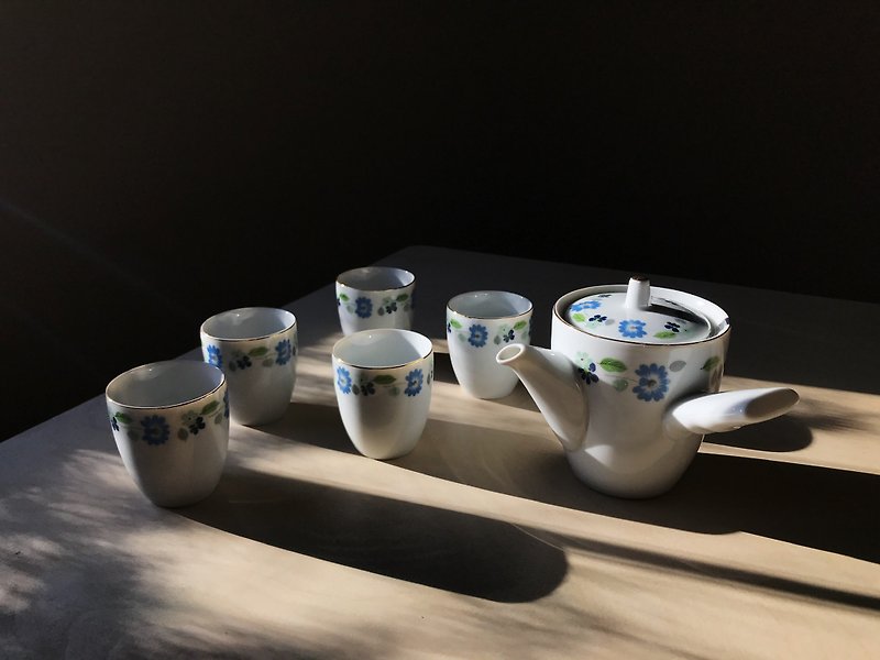 早期日本茶壶组 - 茶具/茶杯 - 瓷 透明