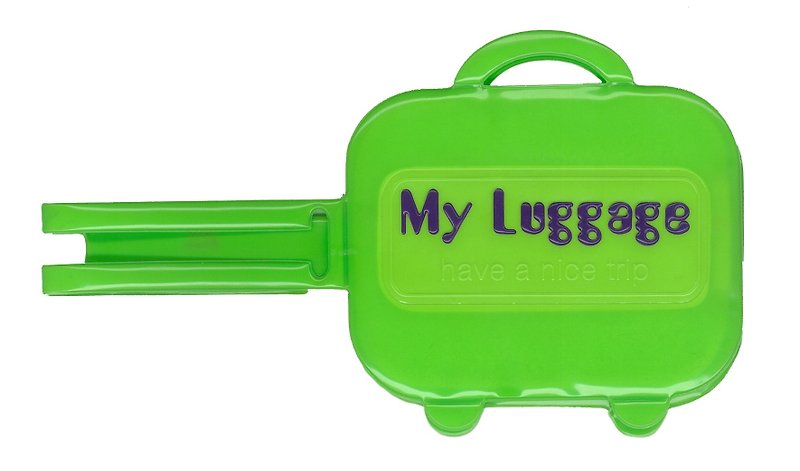 Alfalfa My luggage行李牌(绿色) - 其他 - 塑料 