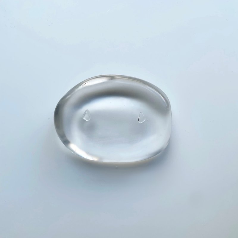 ring pillow aqua - 摆饰 - 树脂 透明