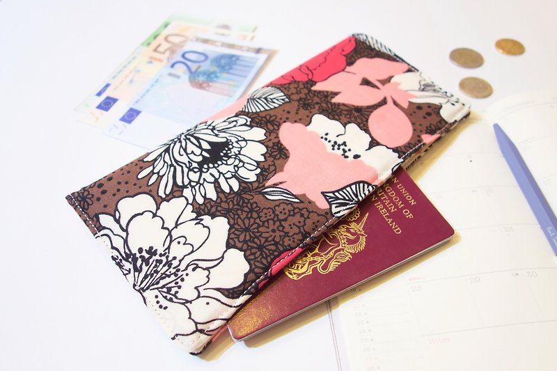 旅游证件套 钱包 收纳 - 护照夹/护照套 - 棉．麻 粉红色