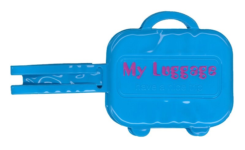 Alfalfa My luggage行李牌(蓝色) - 其他 - 塑料 