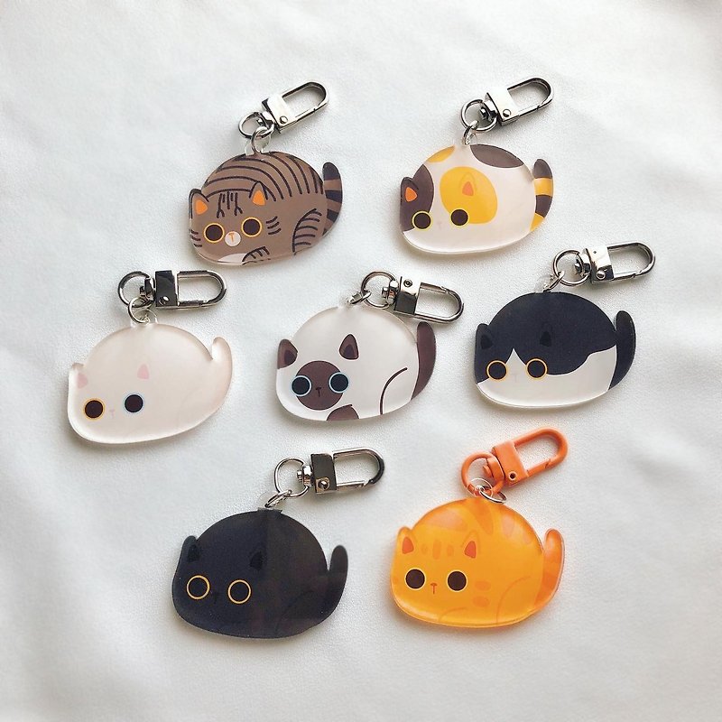 Cat loaf Keychain - 吊饰 - 压克力 