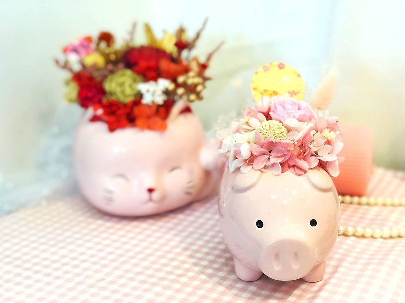 wbfxhm / 我家的粉红猪 不凋桌花 - 干燥花/捧花 - 植物．花 多色