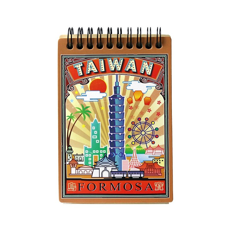 台湾印象笔记本 - 笔记本/手帐 - 木头 