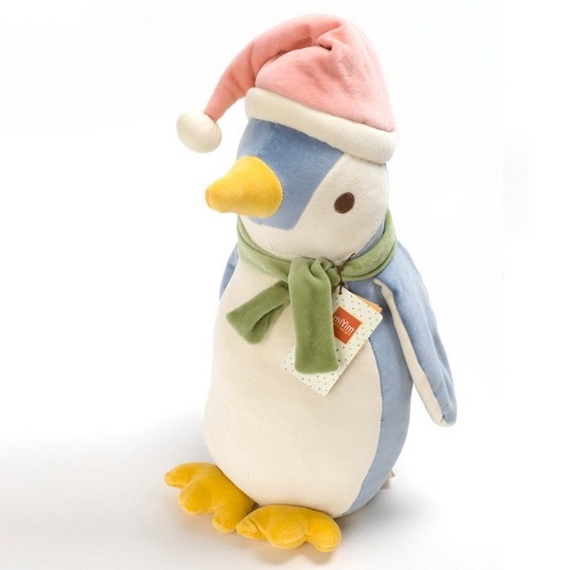 有机棉娃娃(中型) 噗噗企鹅miYim - 玩具/玩偶 - 棉．麻 蓝色