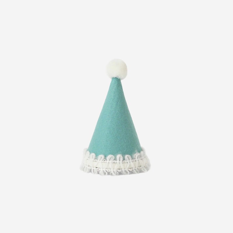 BonBon Hat 猫咪魔法巫师帽 - Aqua Mint - 衣/帽 - 羊毛 透明