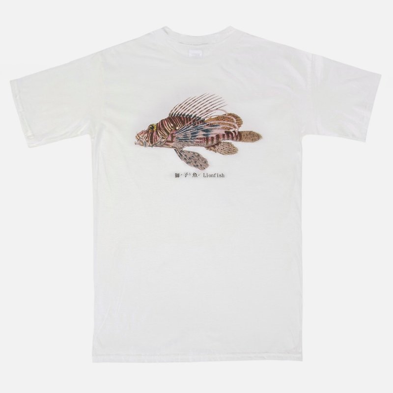 短袖T恤-狮子鱼 Lionfish - 男装上衣/T 恤 - 棉．麻 多色