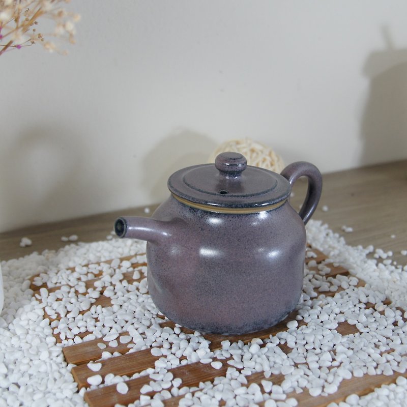 蓝莓茶壶-容量约220ml - 茶具/茶杯 - 陶 紫色