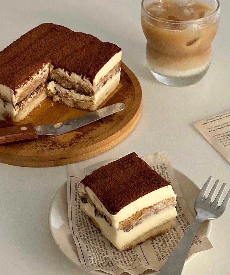 【微醺】提拉米苏蛋糕盒子 - 蛋糕/甜点 - 其他材质 咖啡色