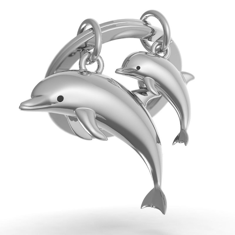【Metalmorphose】MTM海豚钥匙圈 海洋动物/吊饰/礼品 - 钥匙链/钥匙包 - 其他金属 银色