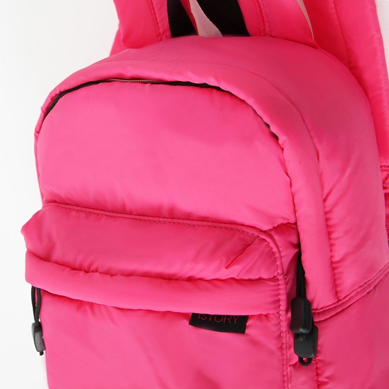 后背包(小)．桃红╳黑 - 其他 - 其他材质 粉红色