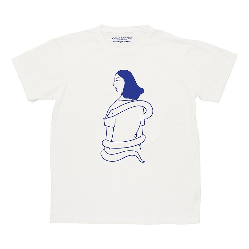 Sweet sin t-shirt - 女装 T 恤 - 棉．麻 蓝色