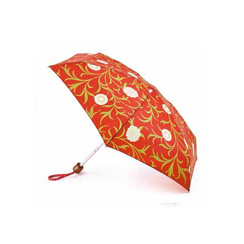 Morris & Co.英伦花布印刷晴雨伞 L713_5F2594 - 雨伞/雨衣 - 聚酯纤维 红色