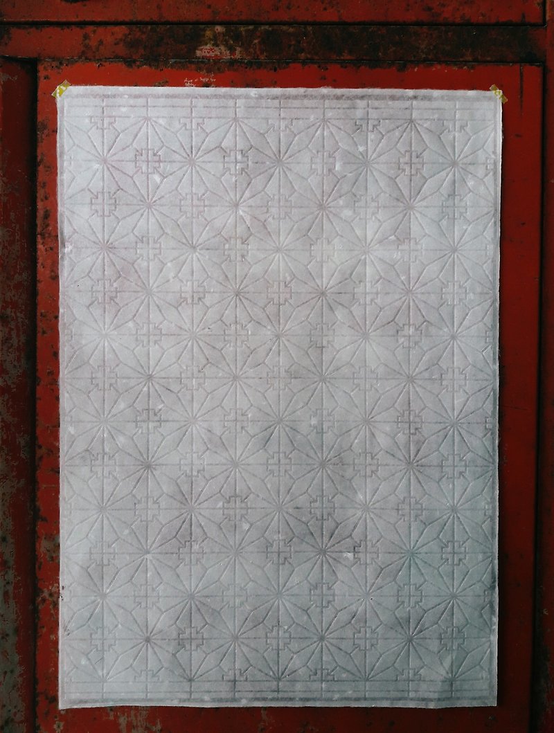 <铁窗花系列-钻石纹> 特殊手工纸 - 其他 - 纸 白色