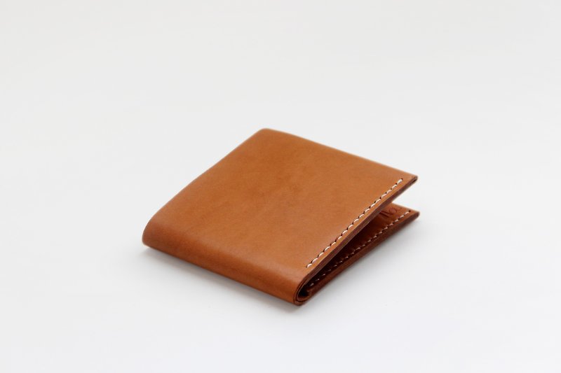 Leather Wallet – Honey - 皮夹/钱包 - 真皮 咖啡色