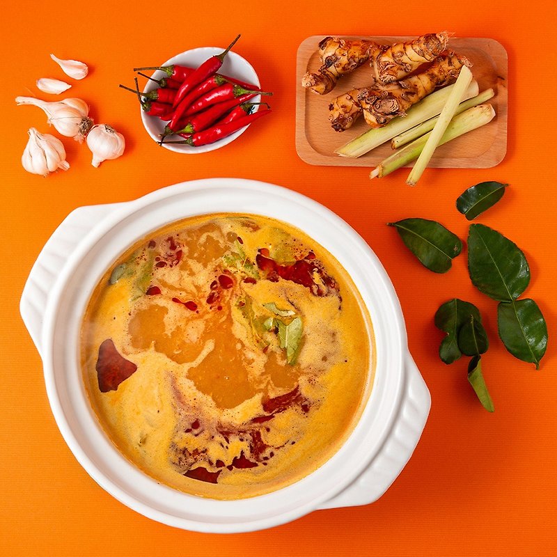 【即期优惠】南洋柯瑞锅 - 南洋咖喱火锅汤底2包组 - 料理包 - 新鲜食材 橘色