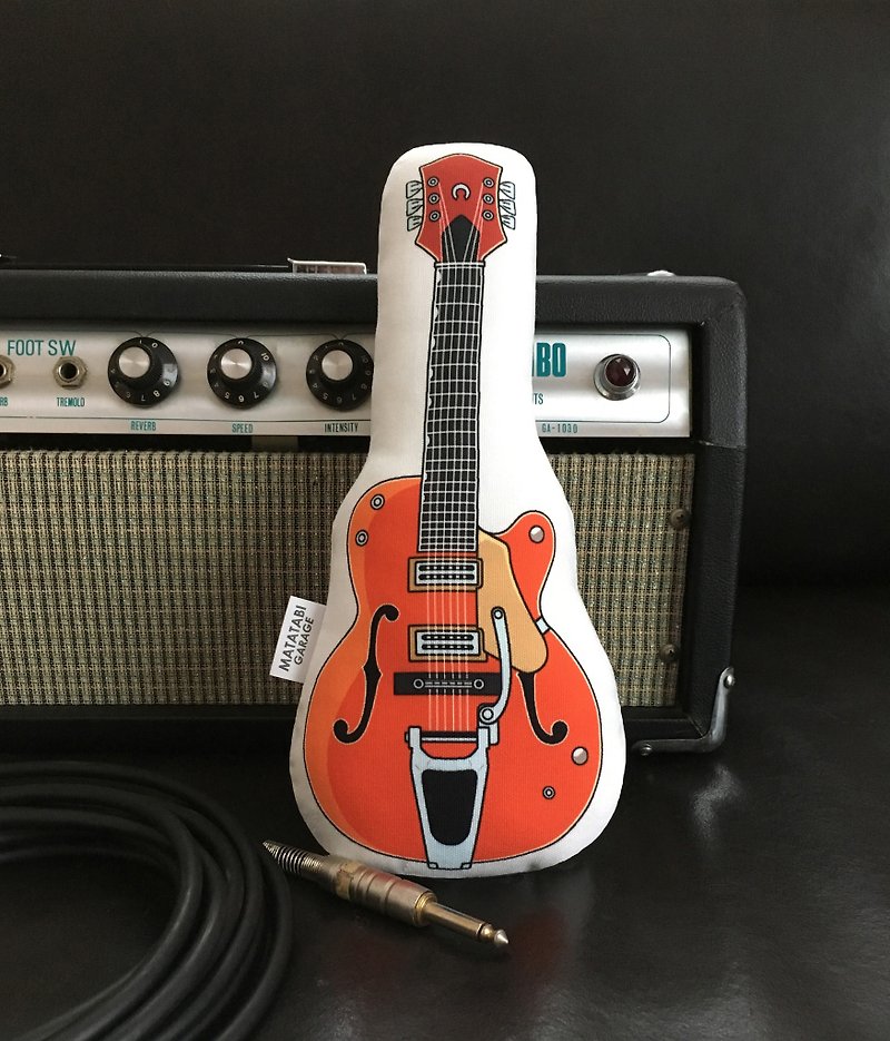 またたびロックンロール　ギター　オレンジ - 玩具 - 棉．麻 橘色