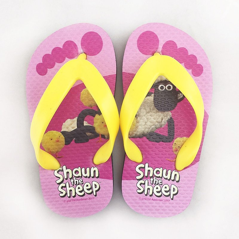 笑笑羊正版授权(Shaun The Sheep)-夹脚拖鞋(儿童)04 - 童装鞋 - 橡胶 粉红色