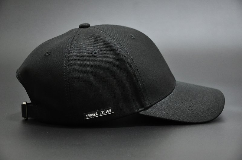 ENDURE/Black neat style - 帽子 - 棉．麻 黑色