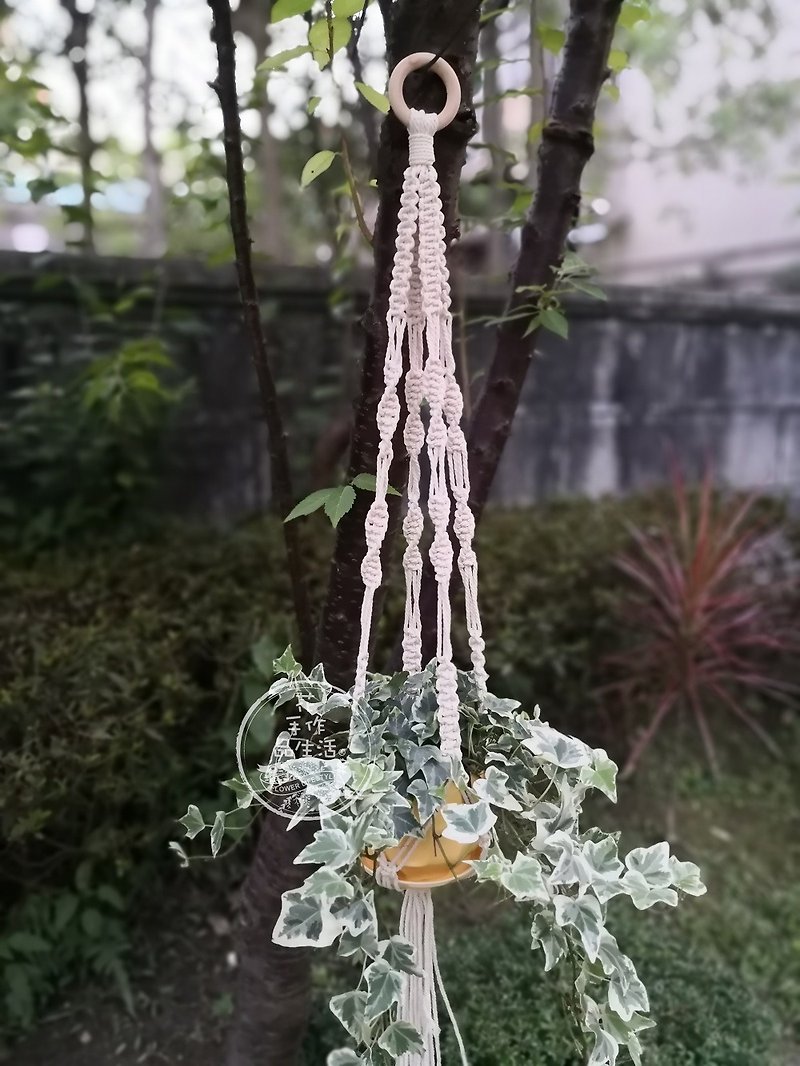 天然棉绳植物吊篮编织课程 - 编织/羊毛毡/布艺 - 棉．麻 