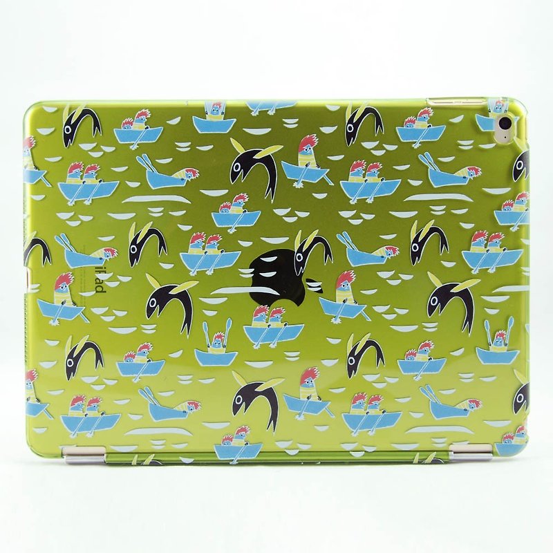 Moomin噜噜米正版授权-iPad水晶壳【飞鱼的领航】 - 平板/电脑保护壳 - 塑料 绿色