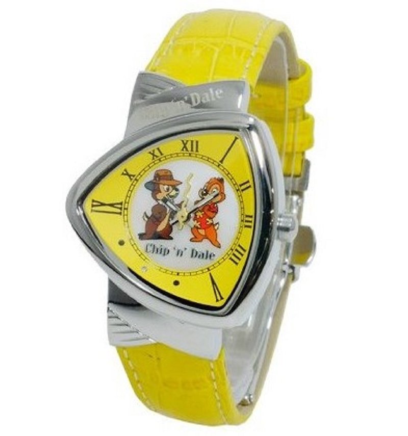 チップとデール トライアングル腕時計 100本限定生産モデル - 女表 - 不锈钢 黄色
