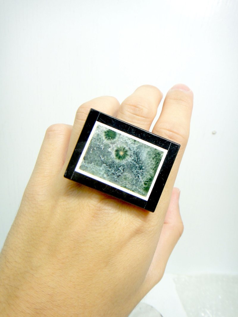 TIMBEE LO 玉石拼图戒指 天然宝石 玛瑙 水晶 - 戒指 - 宝石 多色