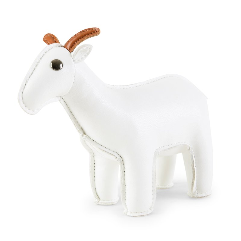 Zuny - Goat 山羊造型动物纸镇 - 摆饰 - 人造皮革 多色