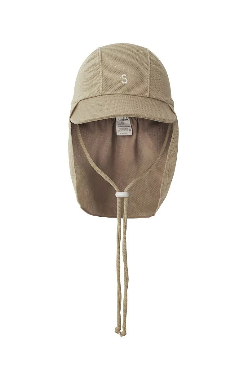 Stuckies - 护颈防晒帽/遮阳帽(UPF 50+) - 大象灰 - 婴儿帽/发带 - 其他人造纤维 