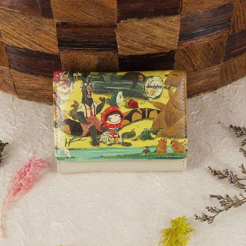 stephy果果  童话系列小红帽-三折银包SB129-FK - 皮夹/钱包 - 环保材料 