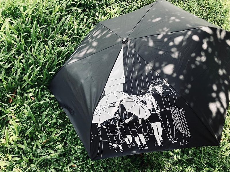 请正确使用雨伞 (折遮) - 雨伞/雨衣 - 其他材质 黑色