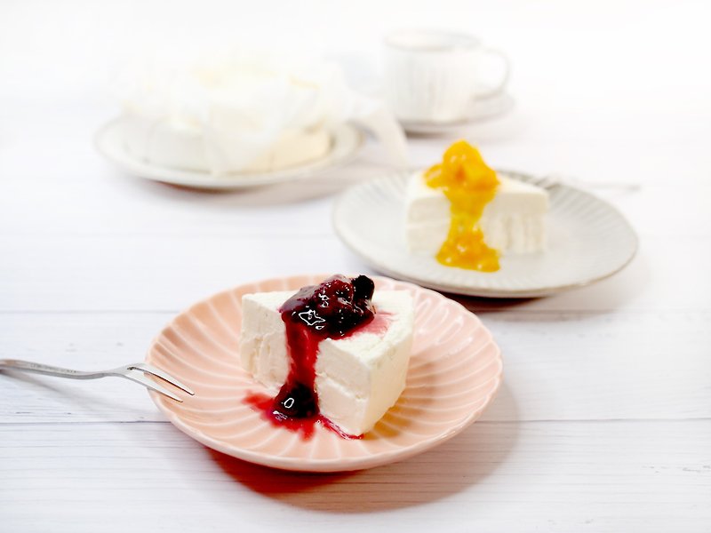 白奶酪蛋糕 清爽 低热量 100%北海道生乳 6寸 - 蛋糕/甜点 - 新鲜食材 白色