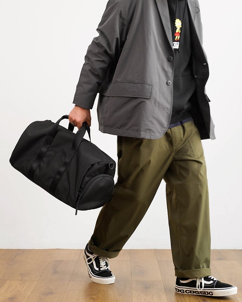 健身包 大容量 干湿分离 独立鞋仓 行李包 旅行袋 沙滩包 - 手提包/手提袋 - 尼龙 黑色