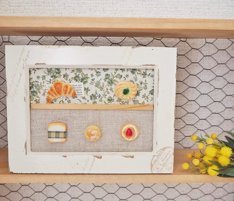 Frames / miniature bread - 画框/相框 - 粘土 咖啡色